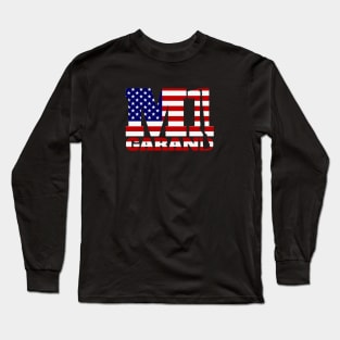 American Flag Patriotic Long Sleeve T-Shirt